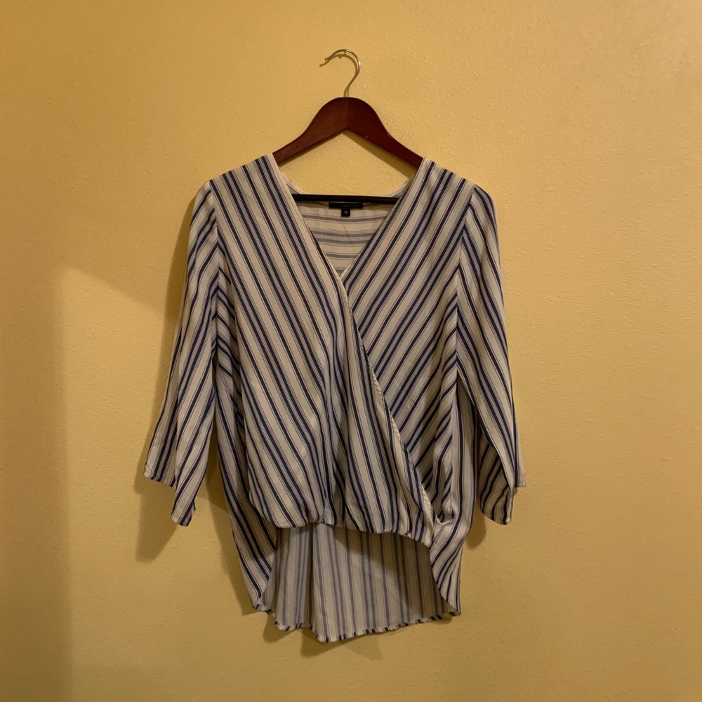 Hi - Low Striped Top from Nordstrom